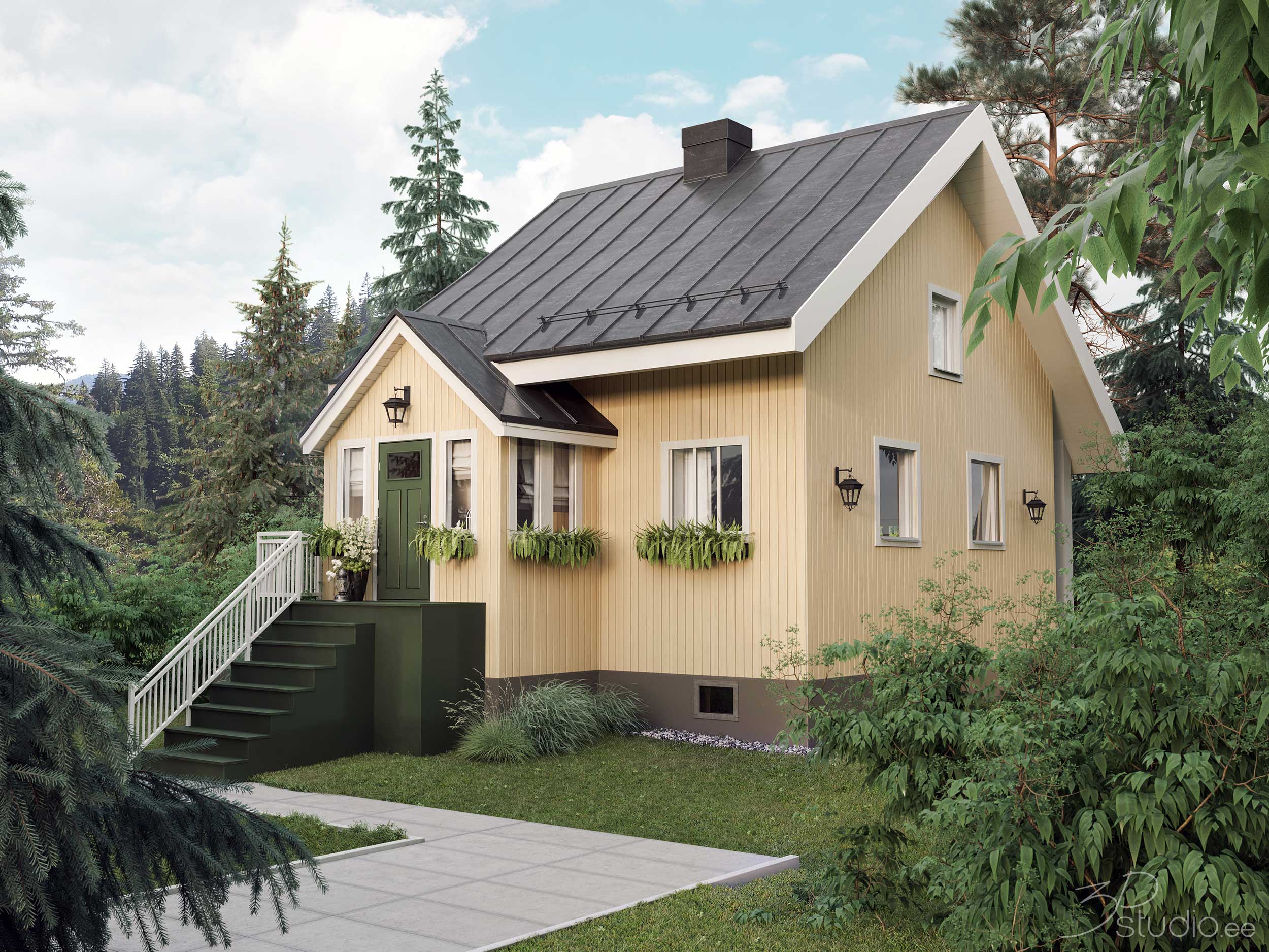 3D, visualisering, Arkitekturvisualiseringar